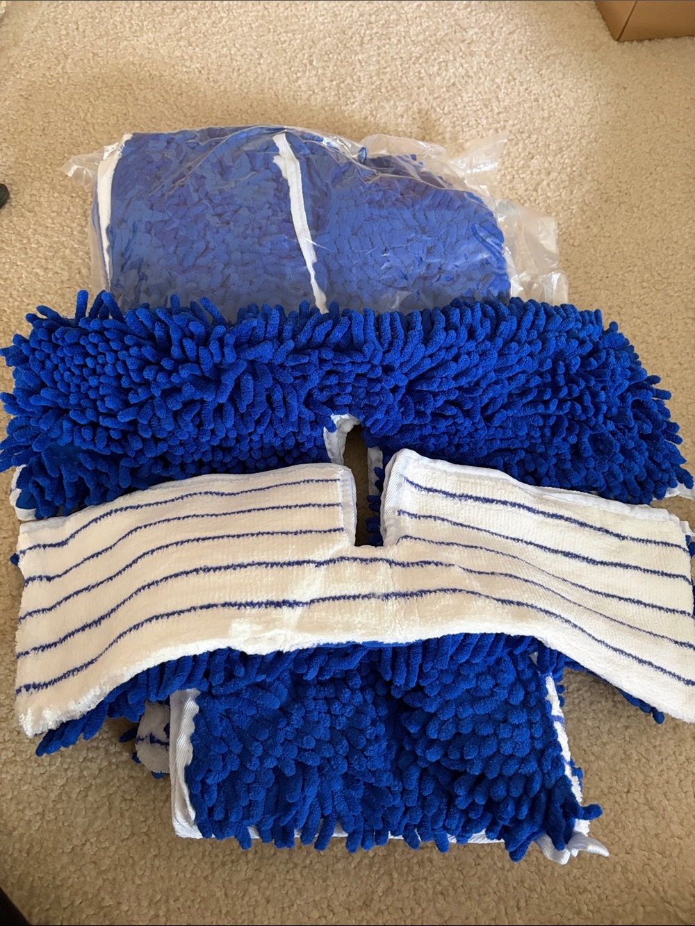 Lot of 3: 4 packs Microfiber Mop Pad refills (12 total), NIB